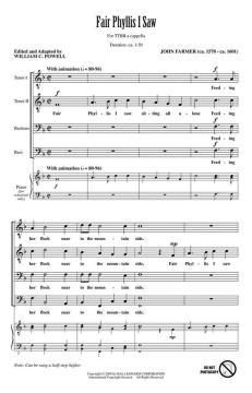 Fair Phyllis I Saw von John Farmer (Download) 