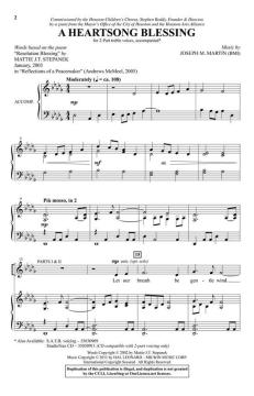 A Heartsong Blessing von Joseph M. Martin 