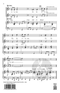What the World Needs Now Is Love von Burt Bacharach (Download) 