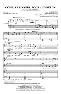 Come, Ye Sinners, Poor and Needy (Download) 