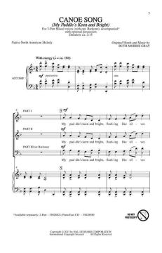 Canoe Song (My Paddle's Keen And Bright) (Download) 
