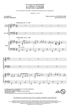 A Little Closer von Benj Pasek (Download) 