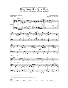 Ding Dong Merrily on High von George Ratcliffe Woodward (Download) 
