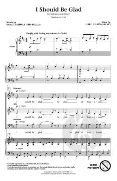 I Should Be Glad von Greg Gilpin (Download) 