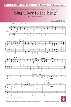 Sing Glory to the King! von David Schmidt 