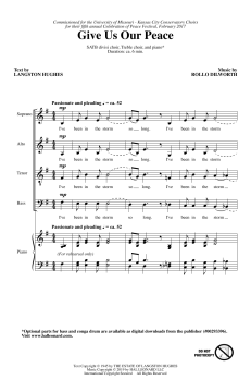 Give Us Our Peace von Rollo Dilworth 