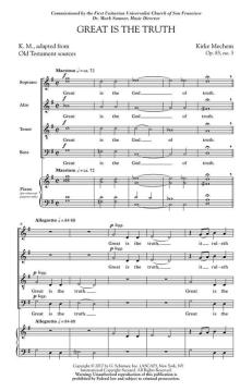 Great Is The Truth von Kirke Mechem (Download) 