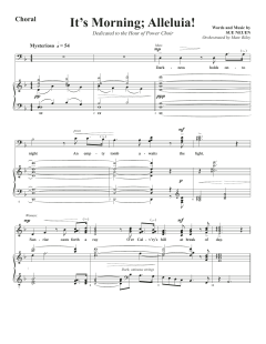 It's Morning; Alleluia! von Donald Neuen (Download) 