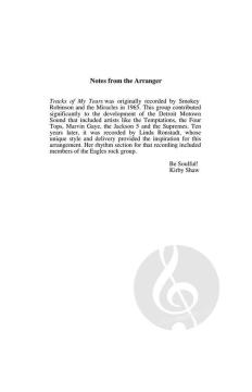 Tracks of My Tears von Marvin Tarplin (Download) 