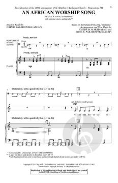 An African Worship Song von John R. Paradowski 