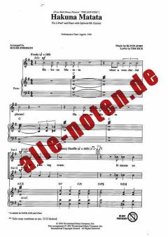 Hakuna Matata von Elton John (Download) 
