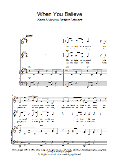 When You Believe von Stephen Schwartz (Download) 