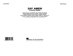Say Amen (Saturday Night) von Panic! At The Disco (Download) 