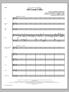 All Good Gifts von Stephen L. Schwartz (Download) 