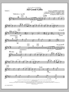 All Good Gifts von Stephen L. Schwartz (Download) 