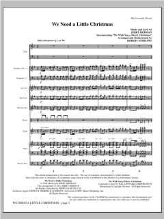 We Need A Little Christmas von Jerry Herman (Download) 
