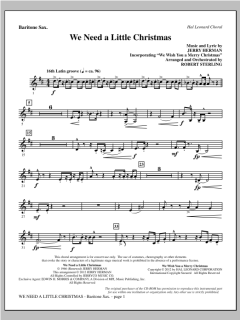 We Need A Little Christmas von Jerry Herman (Download) 