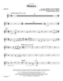Memory von Andrew Lloyd Webber (Download) 
