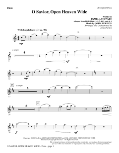 O Savior, Open Heaven Wide von John Purifoy (Download) 