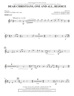 Dear Christians, One and All, Rejoice von Joseph M. Martin (Download) 