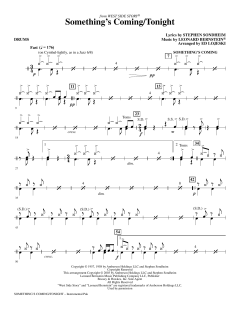 Something's Coming / Tonight von Leonard Bernstein (Download) 
