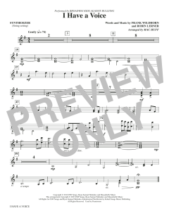I Have a Voice von Frank Wildhorn (Download) 