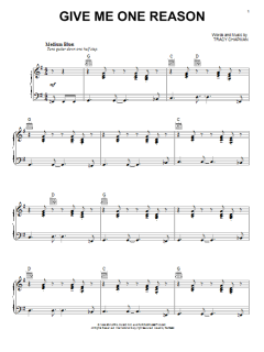 Give Me One Reason von Tracy Chapman (Download) 