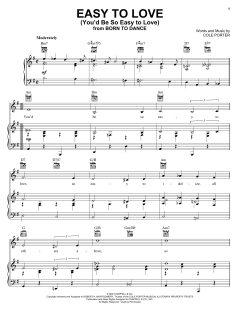 Easy To Love (You'd Be So Easy To Love) von Cole Porter (Download) 