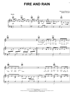 Fire And Rain von James Taylor (Download) 