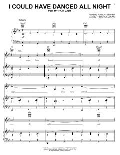 I Could Have Danced All Night von Alan Jay Lerner (Download) 