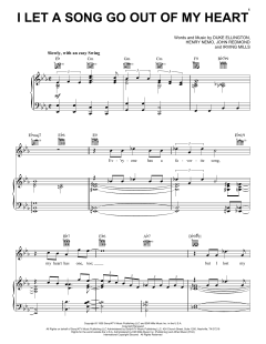 I Let A Song Go Out Of My Heart von Duke Ellington (Download) 