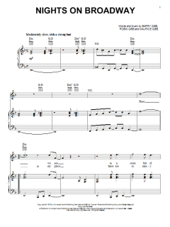 Nights On Broadway von Bee Gees (Download) 