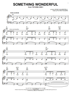 Something Wonderful von Rodgers & Hammerstein (Download) 