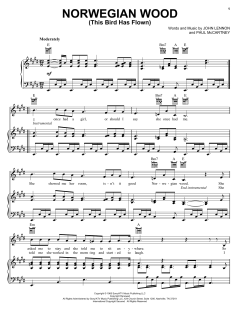 Norwegian Wood (This Bird Has Flown) von The Beatles (Download) 