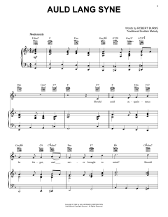 Auld Lang Syne von Robert Burns (Download) 