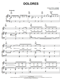 Dolores von Frank Loesser (Download) 