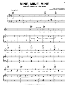 Mine, Mine, Mine von Alan Menken (Download) 
