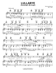 Lullabye (Goodnight, My Angel) von Billy Joel (Download) 