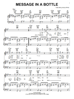 Message In A Bottle von Sting (Download) 