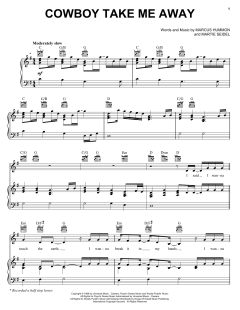 Cowboy Take Me Away von Marcus Hummon (Download) 