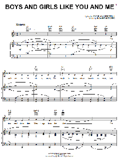 Boys And Girls Like You And Me von Richard Rodgers (Download) 