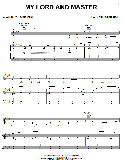 My Lord And Master von Rodgers & Hammerstein (Download) 