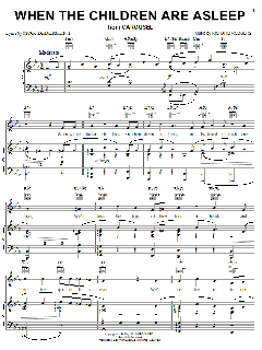 When The Children Are Asleep von Rodgers & Hammerstein (Download) 
