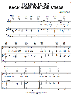 I'd Like To Go Back Home For Christmas von Loonis McGlohon (Download) 