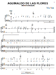 Aguinaldo De Las Flores (Hermoso Bouquet) von Manuel Jiménez (Download) 