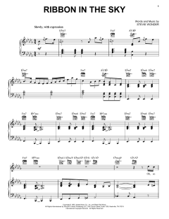 Ribbon In The Sky von Stevie Wonder (Download) 
