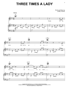 Three Times A Lady von Lionel Richie (Download) 