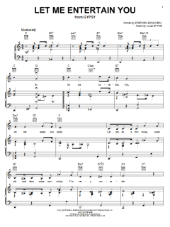 Let Me Entertain You von Stephen Sondheim (Download) 