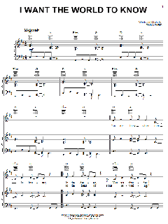 I Want The World To Know von Twila Paris (Download) 