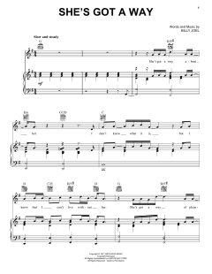She's Got A Way von Billy Joel (Download) 